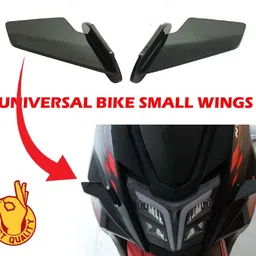 znee smart Motorcycle Fly Winglet Small Black Bike Fairing Kit-picture-10