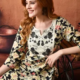 physil Women Embroidered Pure Cotton Straight Kurta-picture-17