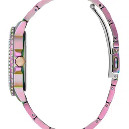 GUESS Women Embellished Dial & Stainless Steel Analogue Chronograph Watch GW0410L4 image 4