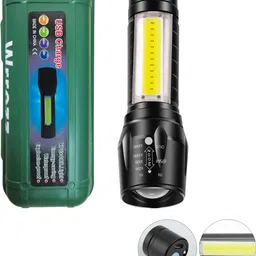 cicasto Small USB Torch for Travel, Hiking, and Adventure 3 hrs Torch Emergency Light-picture-16
