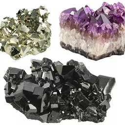 Triple Action Natural Crystal Cluster Abundance Manifestation Kit Regular Round Crystal Stone-image-46