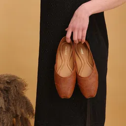 rahegas Women’s Latest Punjabi Jutti |Simple Stylish Majori Flats for Bellies For Women image 5