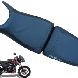autoleopard PULSAR 125/150 BLACK SEAT COVER Split Bike Seat Cover For Bajaj Pulsar-picture-22