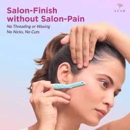 azah Reusable Face Razor For Women Facial Hair | Eyebrows, Upper Lip,Peach Fuzz,Chin|, Women image 4