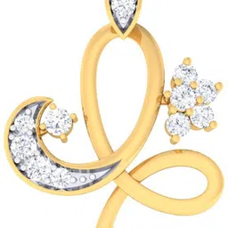 avsar AVP945YB 14kt Cubic Zirconia Yellow Gold Pendant-picture-18