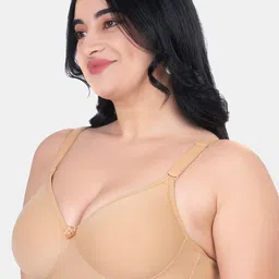 KOMLI Pack of 3 Cotton Minimizer Bra - Full Coverage Lightly Padded image 3