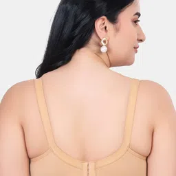 KOMLI Pack of 3 Cotton Minimizer Bra - Full Coverage Lightly Padded image 4