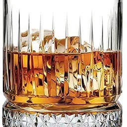 tinsuhg (Pack of 4) Perfect for Scotch, Mixed Drinks, Wine, Bourbon, Juice Glass Whisky Glass image 5