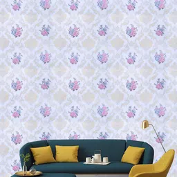 Jaamso Royals Pink Printed Self Adhesive Wall Sticker-image-57