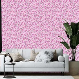 Wallpics Pink & Grey Abstract Printed Wallpaper-image-21