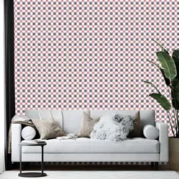 Wallpics White & Red Abstract Printed Wallpaper-image-60