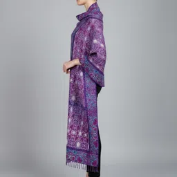 HANG N HOLD Polyester, Viscose Printed Women Shawl image 3