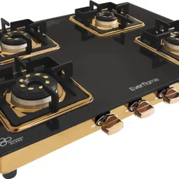 everflame Rose Gold 4 Burner Cooktop Ultra AI Slim Gas | 5G-Gen Burners | Toughened Glass Manual Gas Stove-picture-14