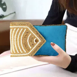zari and fashion Girls Multicolor Mobile Pouch image 3