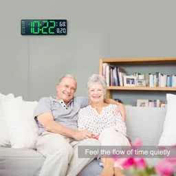 foscadit Digital 12 cm X 38 cm Wall Clock image 5