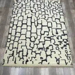 velmora 191 cm X 147 Wool, Viscose Carpet image 2