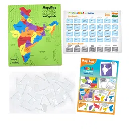 Imagimake Kids Multi Mapology Puzzle Set image 2