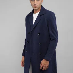roadster Polyester Solid Coat For Men image 3