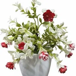 maarkee Artificial plastic plant Bonsai Artificial Plant with Pot image 5