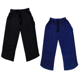 IndiWeaves Girls Pack of 2 Mid-Rise Cotton Printed Capris-picture-16