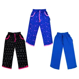 IndiWeaves Girls Pack of 3 Mid-Rise Cotton Printed Capris-picture-31