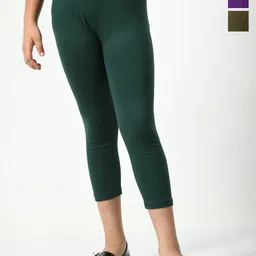 BAESD Girls Pack Of 3 Mid-Rise Skinny Fit Capris-picture-39