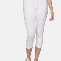 NOT YET by us Women Set Of 2 Black & White Solid Capris image 3