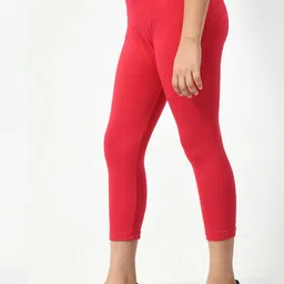 BAESD Girls Pack Of 4 Skinny Fit Cotton Lycra Capris image 4