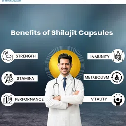 Dr. Morepen Set of Natural Pure Shilajit Resin & Shilajit Capsules image 2