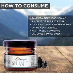 Dr. Morepen Set of Natural Pure Shilajit Resin & Shilajit Capsules image 5
