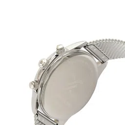 Daniel Klein Men Silver-Toned Dial & Silver Toned Bracelet Style Straps Analogue Watch DK 1 13117-2 image 5