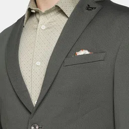 Blackberrys Men Self-Design Slim-Fit Single-Breasted Blazer image 4