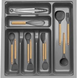 lifetime 17x19 Inch Cutlery Tray for Kitchen Drawer Disposable Plastic Cutlery Set-picture-35