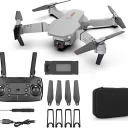 zone alpha E88 Pro Drone with 4K Camera WiFi FPV 1080P HD Dual Foldable RC Drone Drone-picture-18
