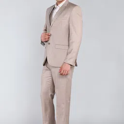 park avenue Men 3 PC Suit Self Design Suit image 3