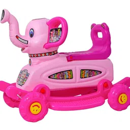 maanit Baby Elephant Rider for Kids 1-5 Years Rideons & Wagons Non Battery Operated Ride On-picture-12