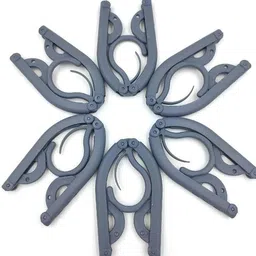 Multi-Functional Plastic Clothes Hanger Folding | Plastic Shirt Pack of 6 Hangers For Shirt-image-67