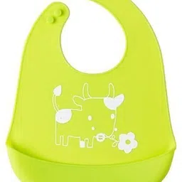 andlove Silicone Bib Rice Pocket Green-picture-25