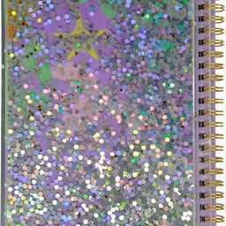 smily kiddos Twinkle Metallic A5 Notebook Singled Ruled 80 Pages image 2