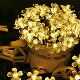 Silicon Flowers 7 Mtrs (20 LEDs) Direct Plug-in LED String Light-image-82