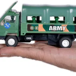wooge ArmyTruck pull back and go toy for kids image 3