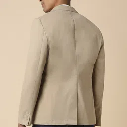 allen solly Men Self Design Single Breasted Casual Blazer image 2