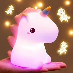 dwiti enterprise Rechargeable Silicone Cute Panda Night Light for Kids with 7 Color Changing Night Lamp-picture-18