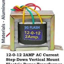 sg flash HIGH QUALITY 12-0-12 12v 2amp Center Tapped Step Down Transformer Electronic Components Electronic Hobby Kit image 1
