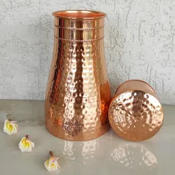 indianartvilla 1100 ml Copper Bottle image 4