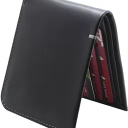 ree cope Men Black Genuine Leather RFID Wallet - Regular Size image 5