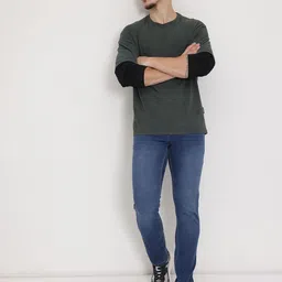 roadster Men Slim Mid Rise Blue Jeans image 4