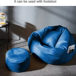 tusalifestyle 4XL Chair Bean Bag Cover (Without Beans) image 4