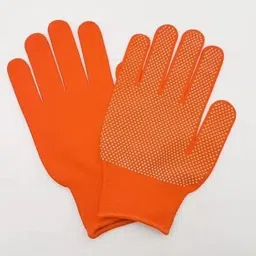 ne neptune PVC DOTED Cotton Gloves halp for Cricket Bating and Full grriping Baseball Gloves image 2