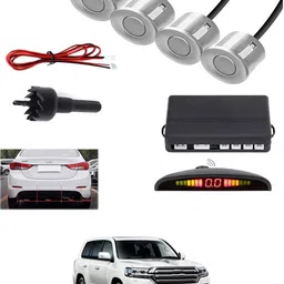 maties 4Silver Parking Sensor With LED Display Increased Safety For Car-175 Universal 4 Silver Reverse Parking Sensor With LED Display For Cars-175 Parking Sensor-picture-12